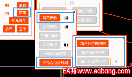 顺势自定义首仓仓位