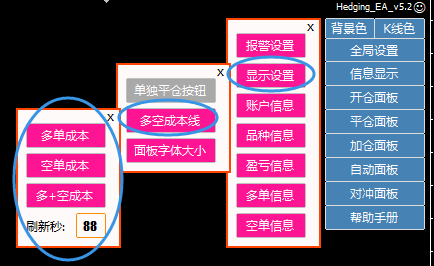 多空成本线显示