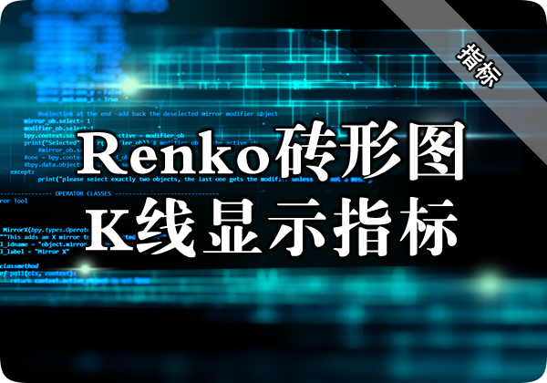 Renko砖形图K线显示指标